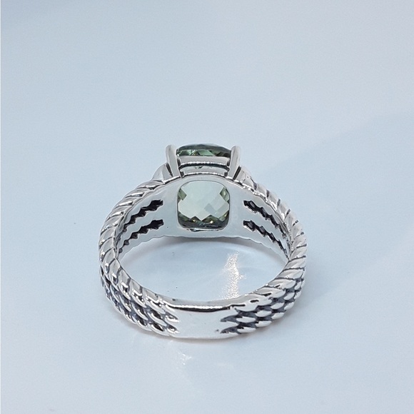 David Yurman Petite Wheaton Ring in Prasiolite - Picture 5 of 7